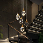Luxury Crystal Chandelier for Large Living Room Stairs