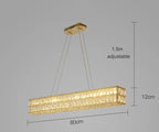 Maison Ornate Art Deco circular chandelier with LED lighting, featuring adjustable 1.5 m hanging cord.