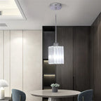 Maison Ornate K9 Crystal Art Deco Indoor Pendant Light with intricate crystal detailing and sleek, modern design.