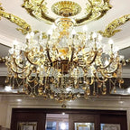 Baroque Crystal Chandelier with Modern LED Lighting