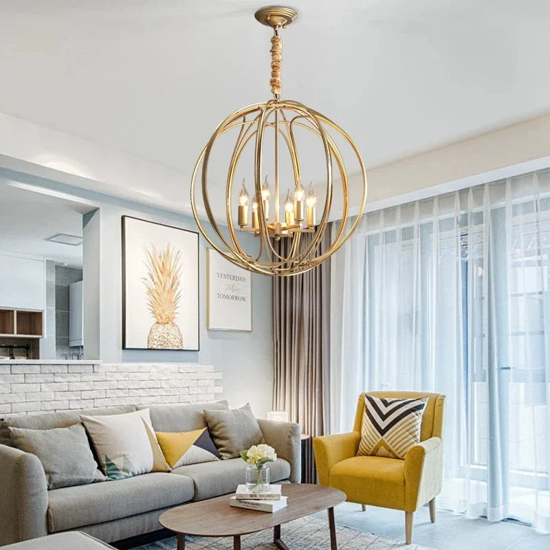 Maison Ornate Vintage Crystal Bedroom Chandelier with intricate detailing and sparkling crystal accents, elegantly suspended.