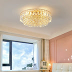 A Maison Ornate Modern LED Crystal Art Deco Chandelier with intricate crystal detailing and elegant design.