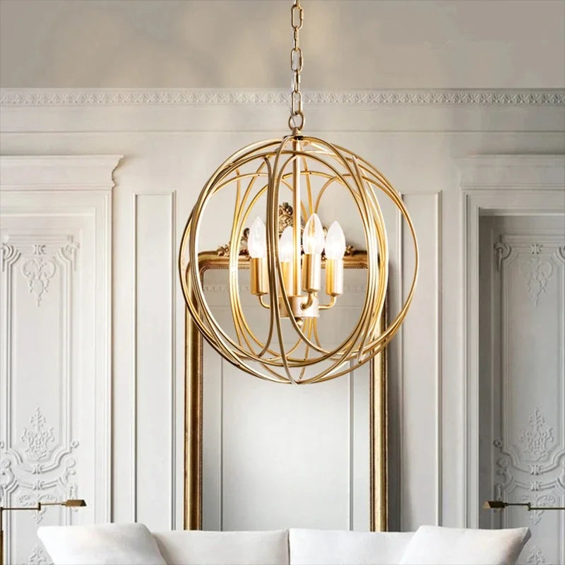 Maison Ornate Vintage Crystal Bedroom Chandelier LED features decorative crystal design and elegant hanging style.