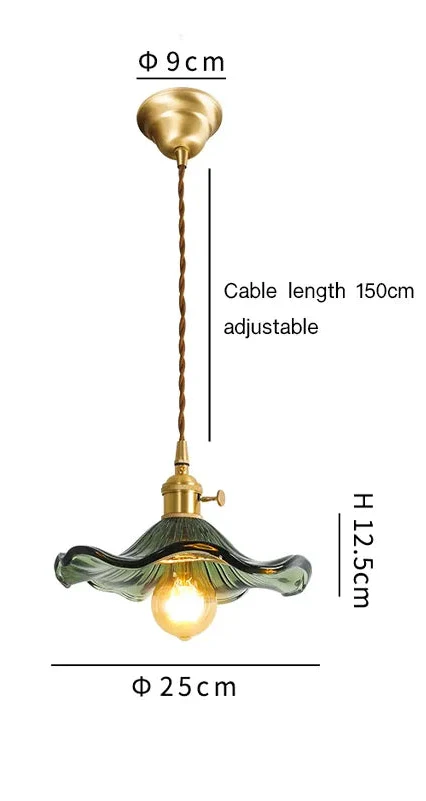 Minimalist Japanese-style chandelier with sparkling crystals; 25cm shade, 12.5cm height, elegant ceiling mount design.