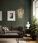 Maison Ornate Modern Crystal LED Luxury Ceiling Light, elegant design with sparkling crystal accents.
