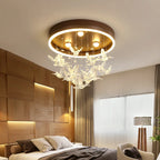 Maison Ornate Modern Crystal Ball Chandelier with creative romantic LED design, elegant and contemporary style.