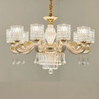 Modern Crystal Glass Baroque Chandelier