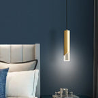 Maison Ornate Cylindrical Crystal Bedroom Chandelier with elegant iron design and sparkling crystal accents.