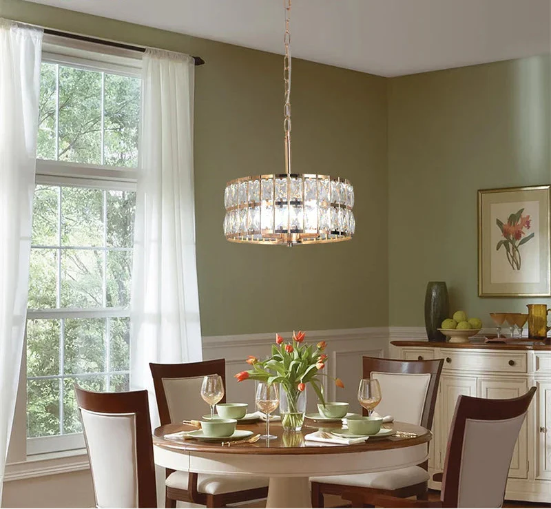 Maison Ornate Elegant Crystal Glass Chandelier, luxurious sparkling design with intricate crystal details, perfect statement lighting.