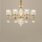 Modern Crystal Glass Baroque Chandelier