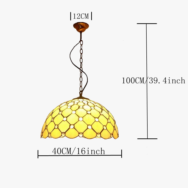 Ornate vintage crystal bead chandelier with 40 cm width and 100 cm adjustable chain, exuding elegance.
