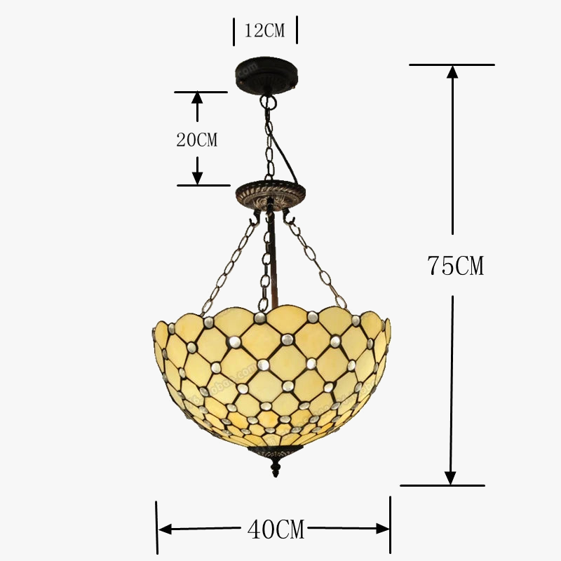 Elegant European modern crystal chandelier, chain-hung, 40cm wide, 75cm high, 12cm mount.