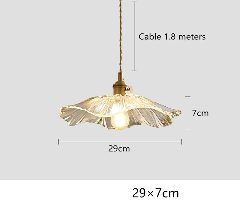 Ornate modern crystal chandelier with LED, wavy glass shade, and 1.8-meter twisted cable.