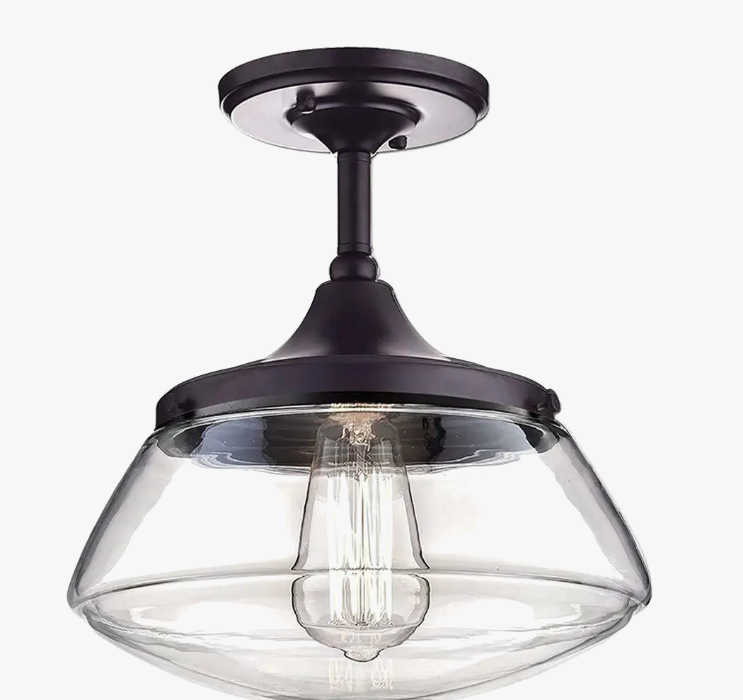 Vintage Crystal Chandelier Retro Industrial Interior Lighting