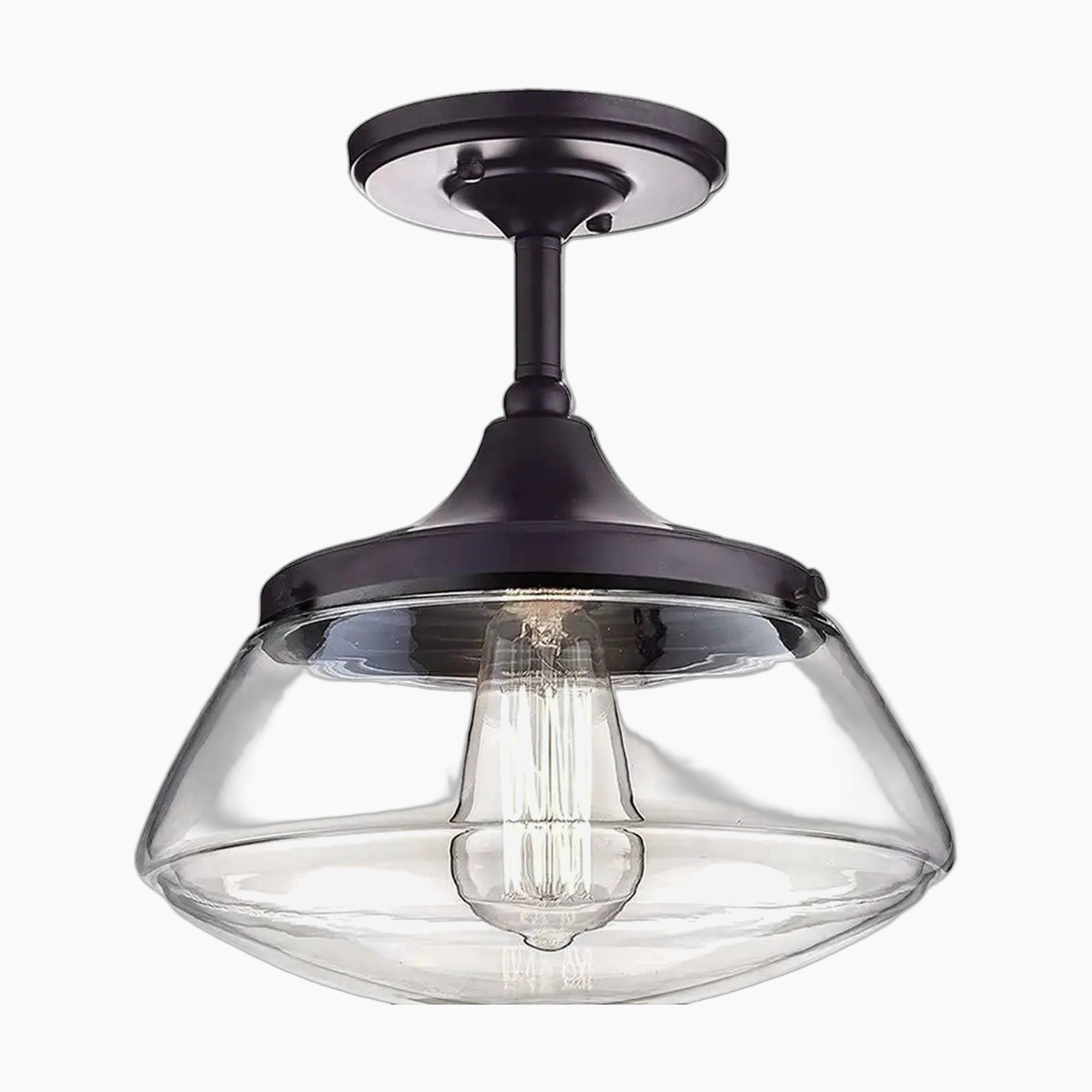 Vintage Crystal Chandelier Retro Industrial Interior Lighting