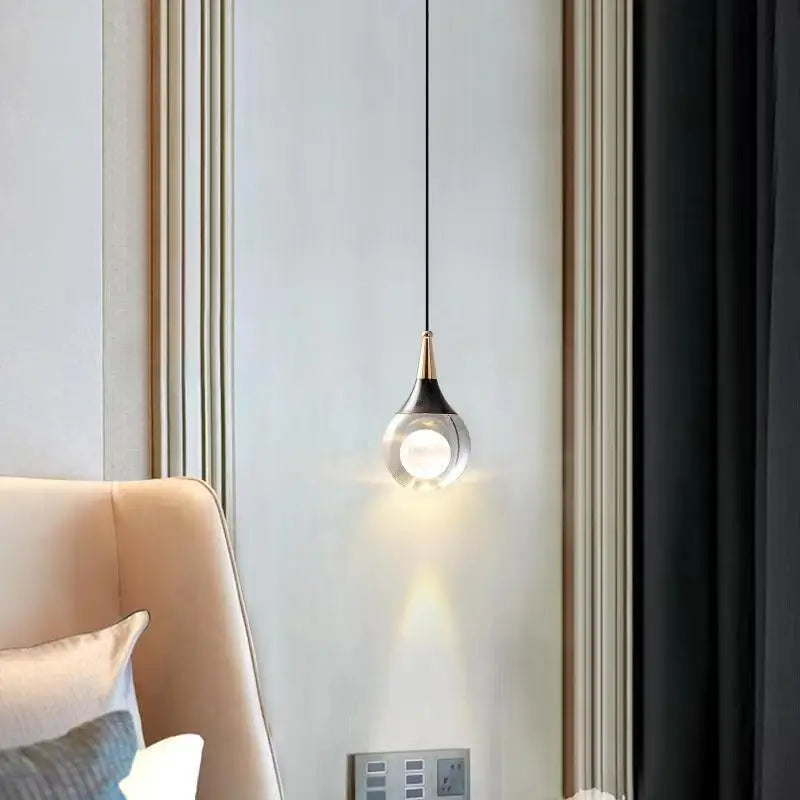 The Maison Ornate Modern LED Crystal Chandelier features elegant crystals and emits a soft, ambient glow.