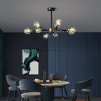 Maison Ornate Postmodern Crystal Chandelier with unique LED lighting, elegant crystal design, contemporary statement piece.