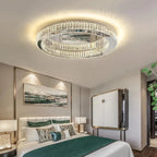 Maison Ornate Golden Postmodern Crystal Chandelier with sparkling shades, elegant gold finish, modern design.