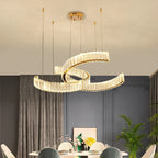 Maison Ornate Postmodern Design Crystal Stainless Steel Chandelier with intricate detailing and modern crystal accents.