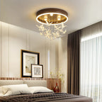 Maison Ornate Modern Crystal Ball Chandelier—romantic LED lighting with sparkling crystal ball accents.