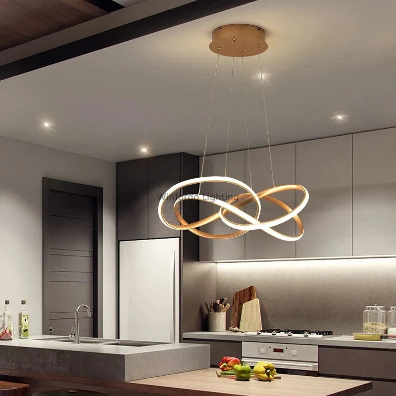Maison Ornate Postmodern Crystal Chandelier LED with elegant, sleek lines and minimalist detailing.
