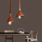 Pair of Maison ornate crystal ball chandeliers with modern glass leather suspensions, elegant and luxurious.