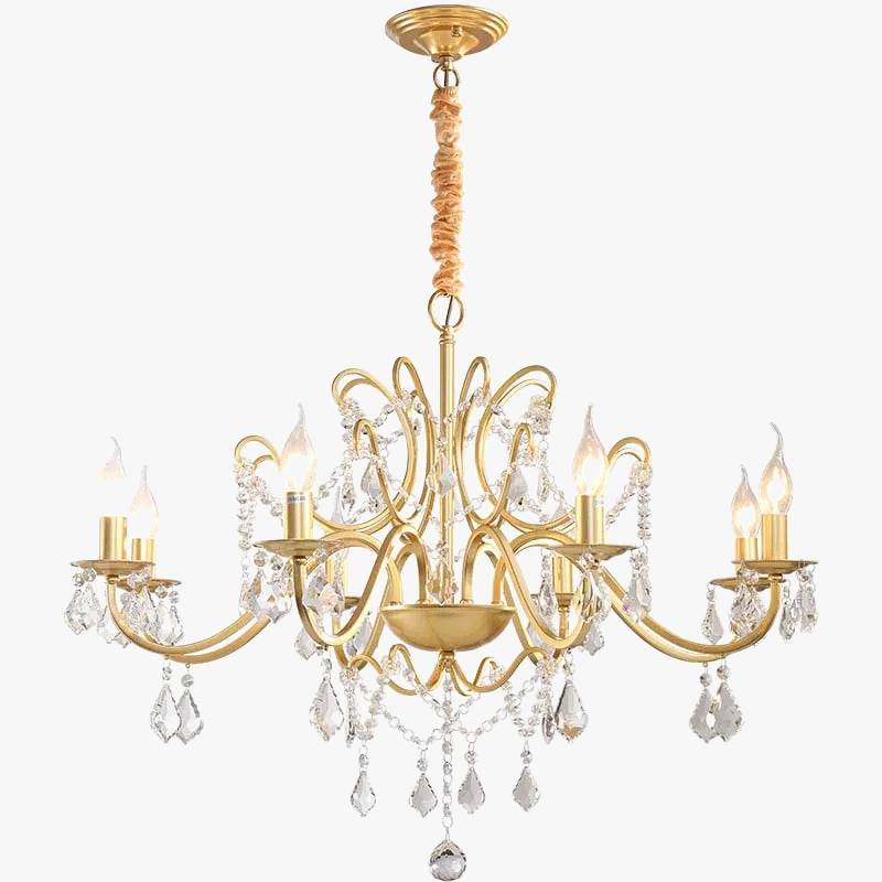 Vintage Crystal Art Deco Dining Room Chandelier