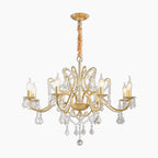 Vintage Crystal Art Deco Dining Room Chandelier