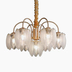 Art Deco Crystal Chandelier with LED Modern Suspension