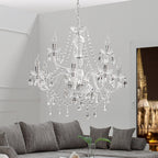 Maison Ornate Classic Crystal Acrylic Metal Chandelier E14 Ø70cm with intricate crystal and metal design.