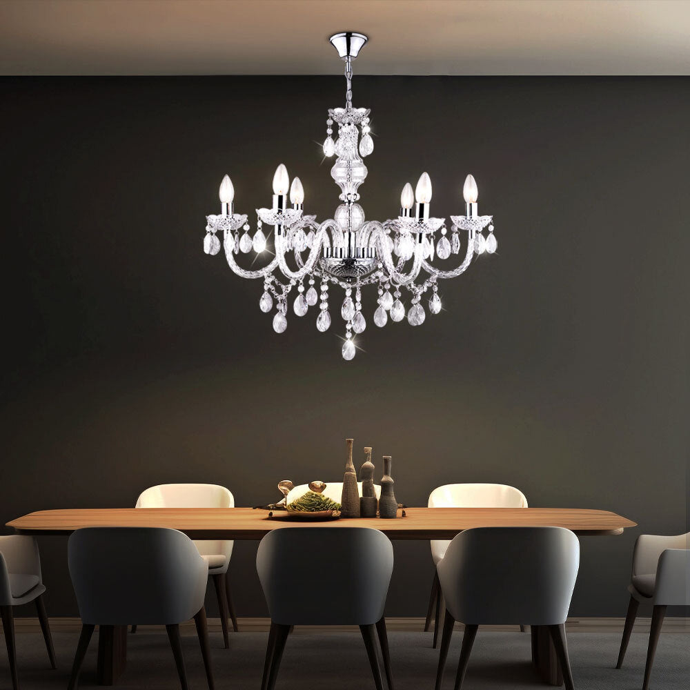 Decken Hänge Lampe Kronleuchter Kristall Behang Lobby Eingangshallen Leuchte