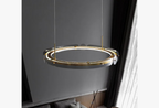 The Maison Ornate Art Deco Crystal Chandelier with Nordic Minimalist Lighting, sparkling and elegant ceiling fixture.