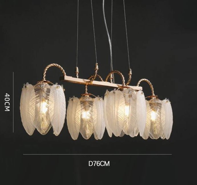 Art Deco Crystal Chandelier with LED Modern Suspension